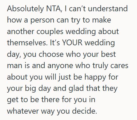 Best Man 1 He Chose His Best Friend As His Best Man Instead Of His Stepbrother, And Now His Family Is Threatening To Boycott His Wedding