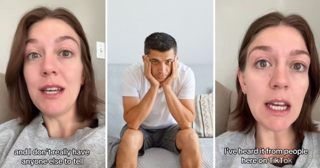 Woman setting boundaries, man pouting