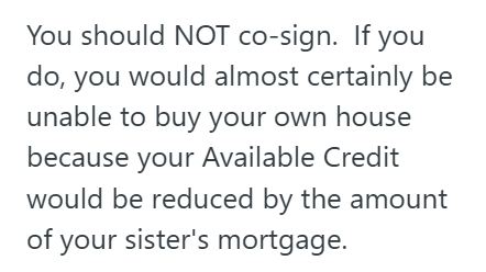 Co Sign Parents Tried To Force This Woman To Co Sign On Her Sister’s Mortgage, But She Refused And Now They’re Calling Her The Villain