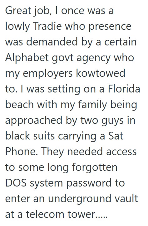 Comment 2 112 He Was Told To Leave His Laptop Behind While On Vacation, So When A Major Incident Occurred At Work, The Company Shipped Him One, Costing Thousands
