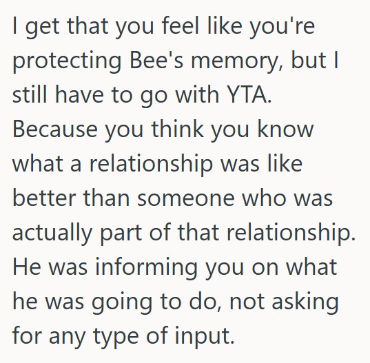 Comment 2 28 Grieving Woman Was Told That Her Friend Was Going To Lie About A Friends Passing, So She Called Him Out Before He Could