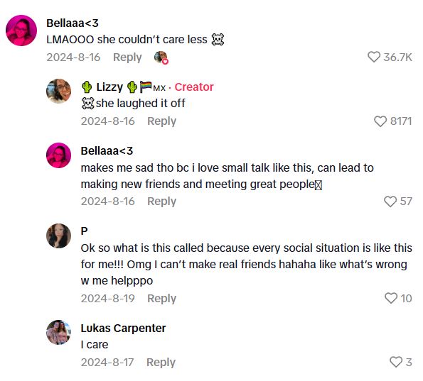 Comment 2 76 A Simple Interaction At The Park Made This TikToker Realize How Awkward She Is And That She Overshares With Strangers