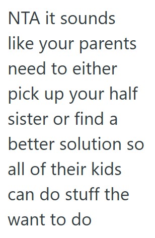 Comment 2 85 Her Parents Need Someone To Walk Their Little Half Sister Home From School, But That Means That The Older Siblings Cant Participate In Sports