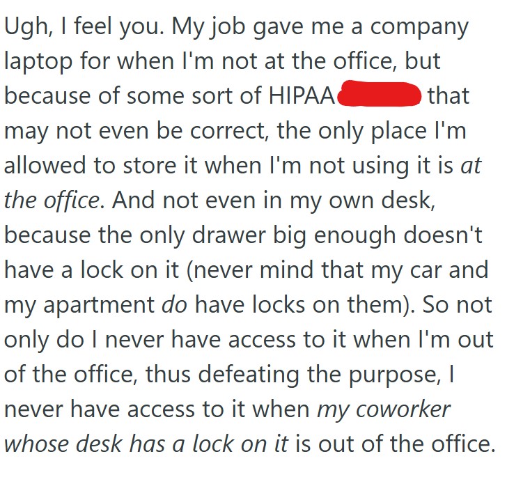 Comment 3 112 He Was Told To Leave His Laptop Behind While On Vacation, So When A Major Incident Occurred At Work, The Company Shipped Him One, Costing Thousands