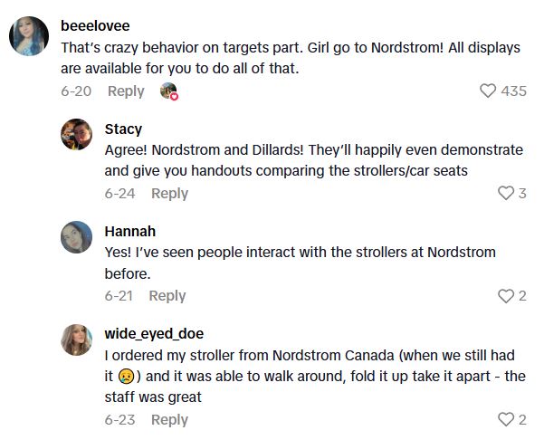 Comment 3 43 Target Accused This Young Couple Of Trying To Steal Strollers When They Just Wanted To Try Them Out