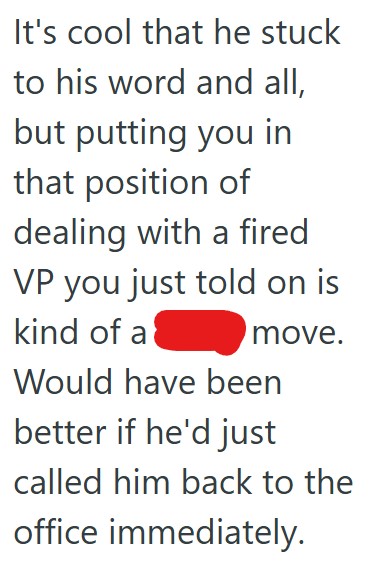 Comment 3 70 Sales Manager Was Told An Executive Wouldnt Pull Rank, But He Did. So The Sales Manager Reported Him To The CEO.