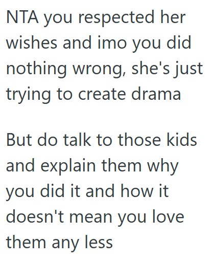 Comment 3 82 Biological Mom Said Not To Post Pictures Of Her Kids Online, So This Stepmom Posted A Picture Of Her Own Kids Without Her Stepkids. Now Their Mom Is Angry About That Too.