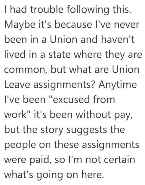 Comment 4 38 Union Member Representative Was Playing Favorites And Lying At Work, So The Company Finally Got Tired Of It And She Got Fired