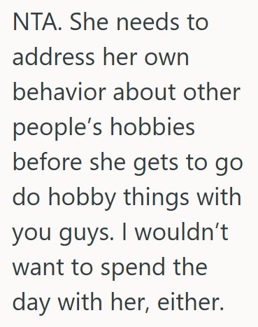 Comment 4 63 Her Judgmental Sister In Law Was Not Easy To Get Along With, So She Didnt Invite Her To The Fair With Her Friends