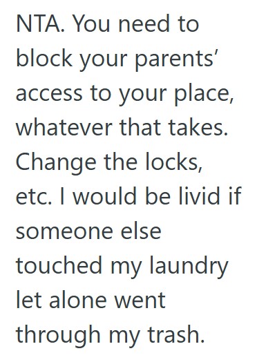 Comment 5 16 Adult Daughter Got Tired Of Her Parents Ignoring Her Boundaries, So She Told Them To Leave When They Were Visiting For Her Dads Birthday, But Now They Are Acting Hurt