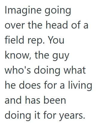Comment 5 40 Sales Manager Was Told An Executive Wouldnt Pull Rank, But He Did. So The Sales Manager Reported Him To The CEO.
