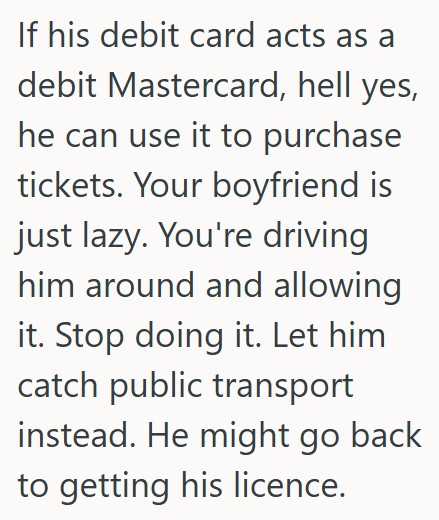 Comment 5 67 She Told Her Boyfriend To Get His Own Credit Card For Years, So When He Asked To Use Hers To Buy Comic Con Tickets, She Said No