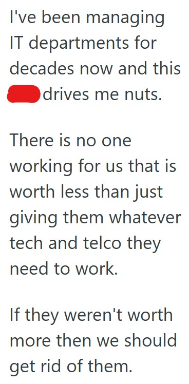 Comment 5 68 He Was Told To Leave His Laptop Behind While On Vacation, So When A Major Incident Occurred At Work, The Company Shipped Him One, Costing Thousands