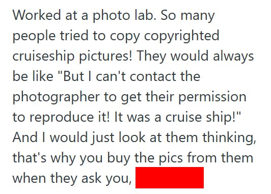 Cruise Ship 2 Cruise Ship Guests Bragged About Copying Photos Instead Of Paying, So This Photographer Made Sure They Couldn’t Cheat The System