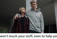 His Brother Told Him To Never Touch His Stuff, So He Followed The Rule And Watched His Laptop Crash To The Floor