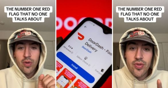 Guy talking about DoorDash