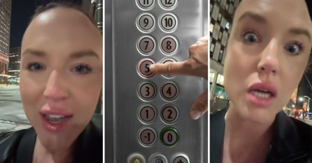 Woman who needs an elevator