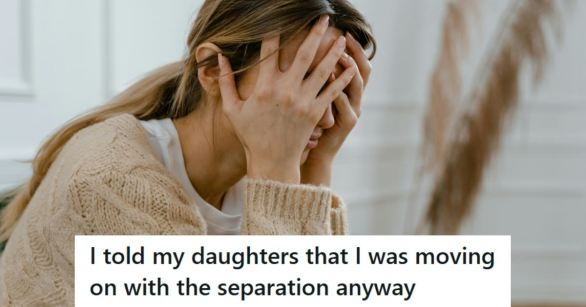 Sad woman covering her face and wondering if she made the right decision