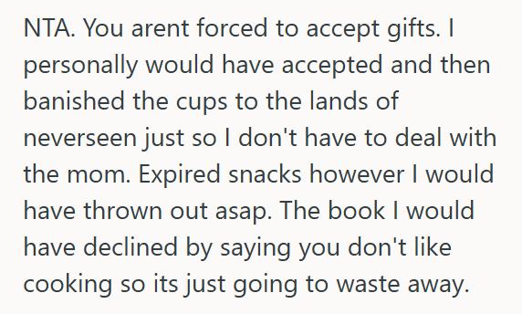 Gift 2 She Refused Her Mother In Law’s Offer Of Old Coffee Cups After Years Of Unwanted Gifts, But Its Causing An Unintended Rift