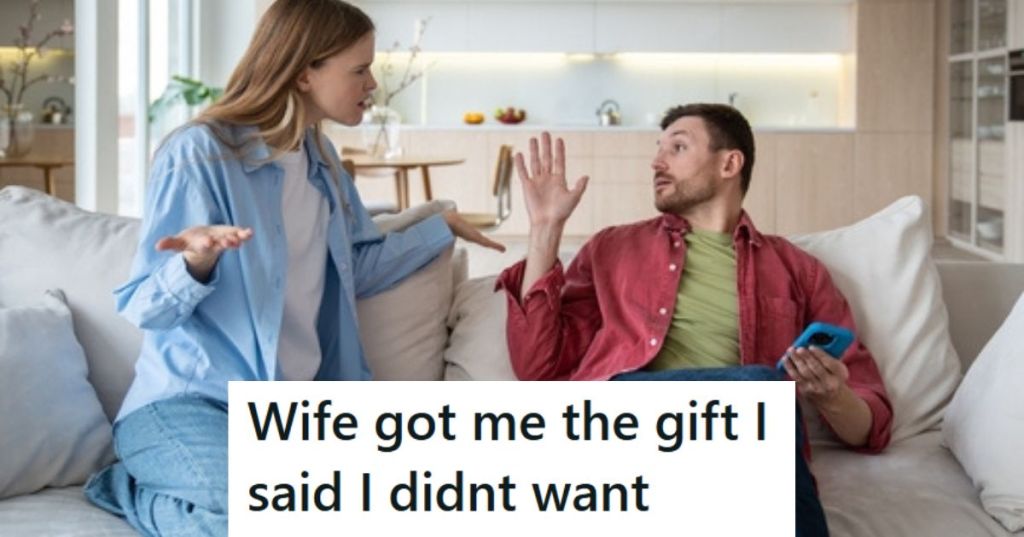 Wife upset that husband is mad