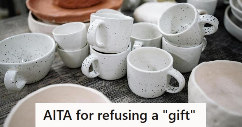 Stacks of old cups a MIL is trying to give away