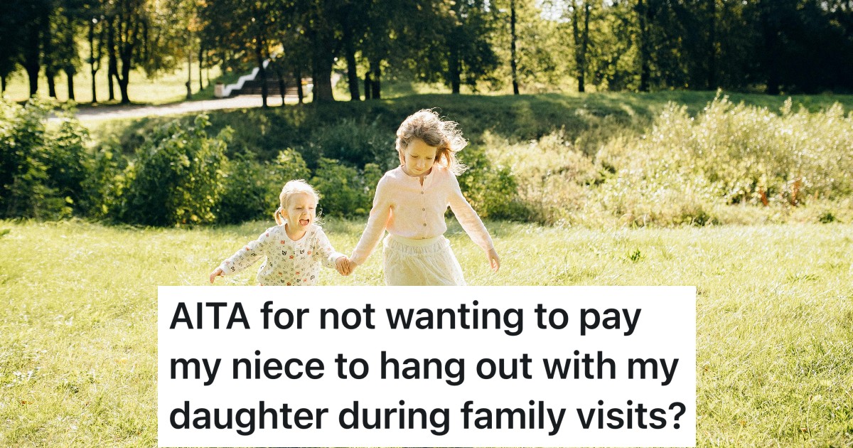 Girls Playing Outside