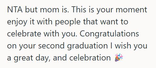 Graduation 2 Shes Considering Not Telling Her Mom About Her Graduation Until After The Ceremony, And Its Because She Fears A Repeat Of Last Time