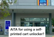 He Used A 3D Printed Cart Unlocker At Aldi, But A Random Man Started Yelling At Him And Calling Him Dishonest