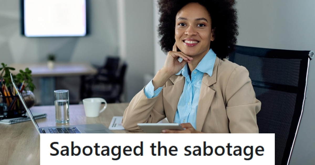 Woman smiling at office