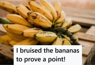 His Stepson Refused To Eat Any Bananas With Black Spots, And The Ripe Ones Were Going To Waste, So He Bruised All The Bananas