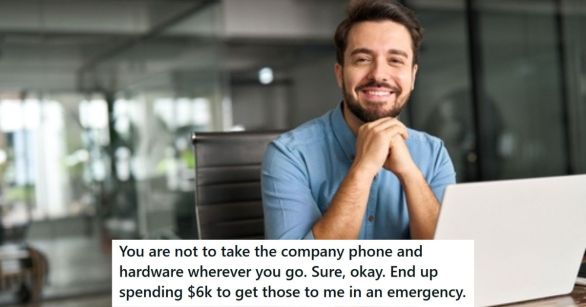 IT Professional sitting at his desk