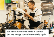 His Manager Yelled At Him And Rushed Him To Make Some Urgent Prints, So This Guy Simply Followed The Rules And Delivered Terrible Product