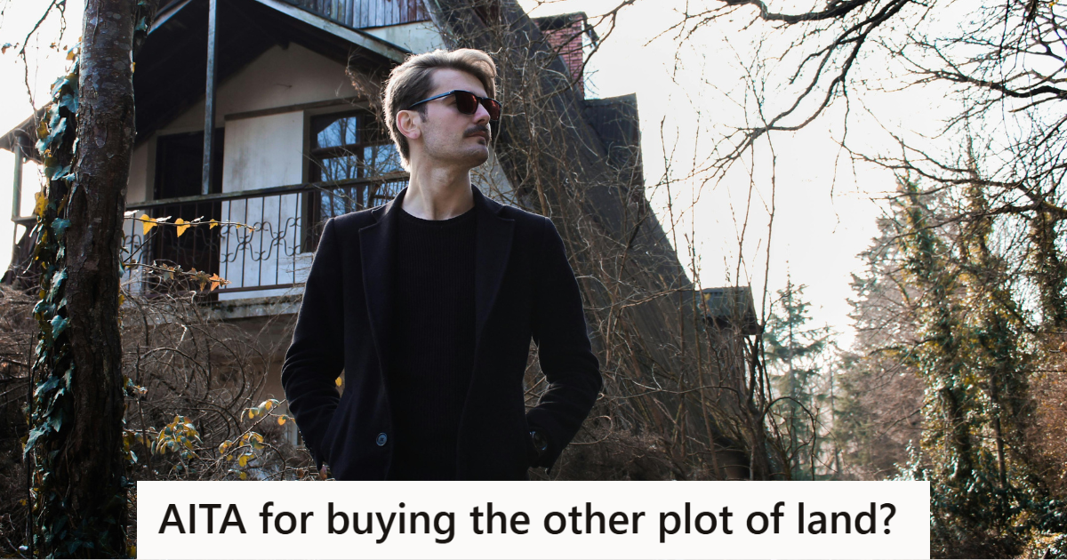 Man in black outfit and sunglasses standing outside a house