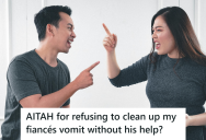 Her Husband Got Sick All Over The Bathroom And Expected Her To Clean Up, But She Told Him She Won’t Do It Anymore