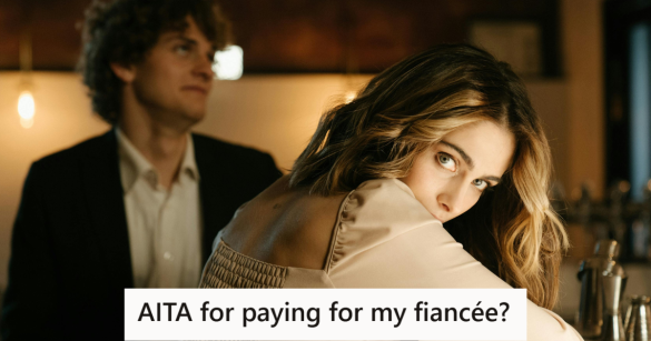 Man and woman sitting at a bar