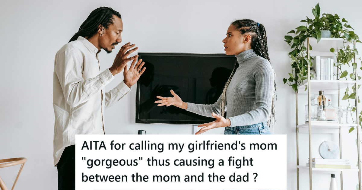 Man and woman arguing in their house