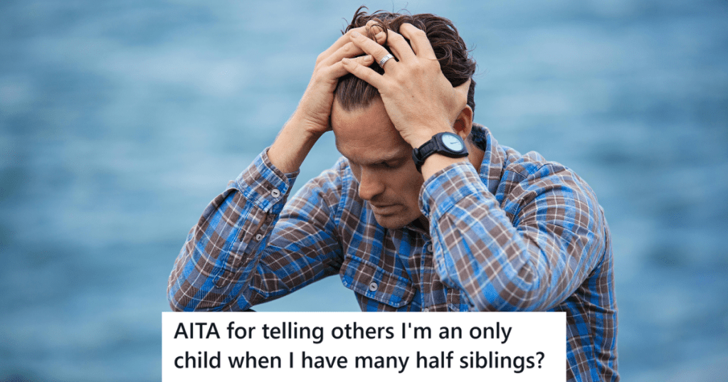 Man in blue stripped shirt sitting by the sea