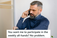 Workplace Kept Scheduling Unnecessary Meetings, So Employees Stopped Doing Other Crucial Tasks To Attend, Dropping Productivity