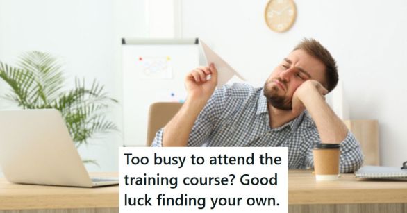 Employee wasting time