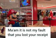 Customer Lost Her Receipt And Demanded A Refund Anyway, Then Tried To Bully An Employee Into Giving Her A Free Tote Bag As “Compensation”