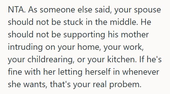 MIL Key 1 She Told Her Mother In Law She Couldn’t Let Herself In Whenever She Wanted, And Now She’s Accused Of Pushing Her Out Of The Family