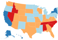 New Map Shows The States Americans Are Moving To (And Away From) In The Last Year