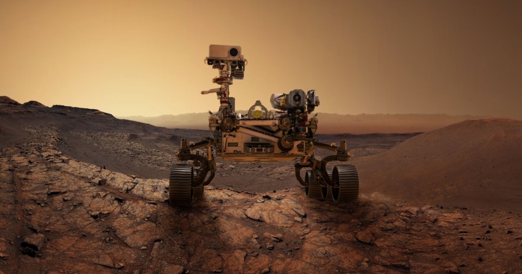 Rover on Mars