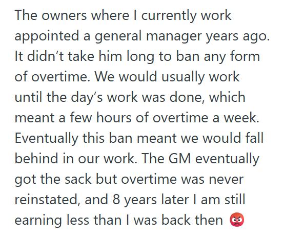No Overtime 1 His Boss Told Him Overtime Would No Longer Be Paid, So He Stopped Working Past Five And Trusted Customers’ Complaints To Work Their Magic