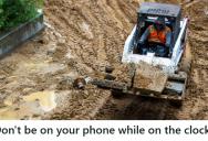 His Foreman Banned Him From Using His Phone To Check The Time, So He Bought A Pocket Watch And Made Sure The Guy Saw It