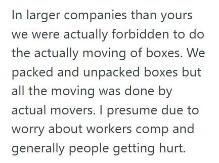 Not Helping His Coworkers Said They Didn’t Need His Help Packing For The Office Move, So He Stuck To His Own Work And They Ended Up Sore And Struggling