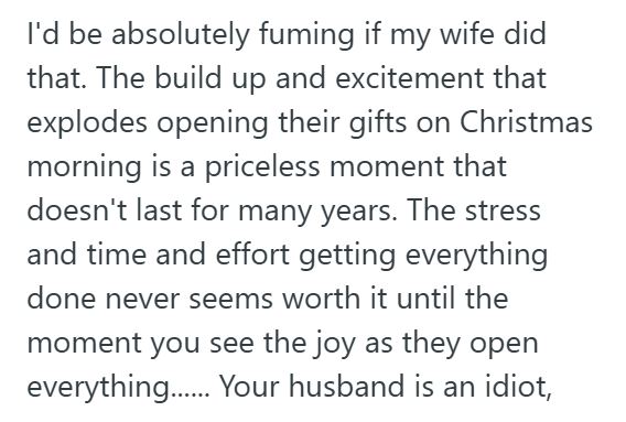 Opening Gifts 2 Husband Let The Kids Open All Their Christmas Presents Without Mom, And It Left Her Angry And Heartbroken On Christmas Morning