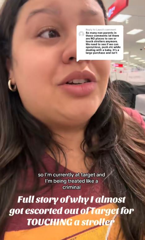 Pregnant mom talking about Target
