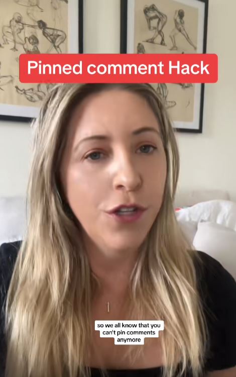 Woman giving trend tips 