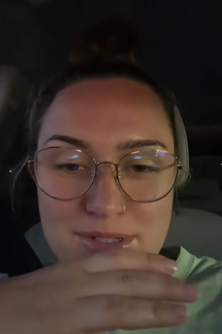 Woman talking about home prices